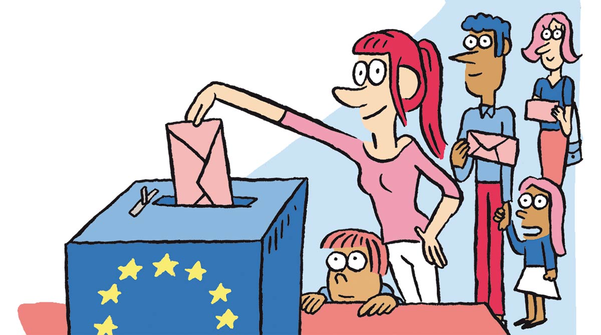 Illustration : El don Guillermo. C’est quoi, les élections européennes ? Magazine Astrapi n° 1037 du 1er juin 2024.