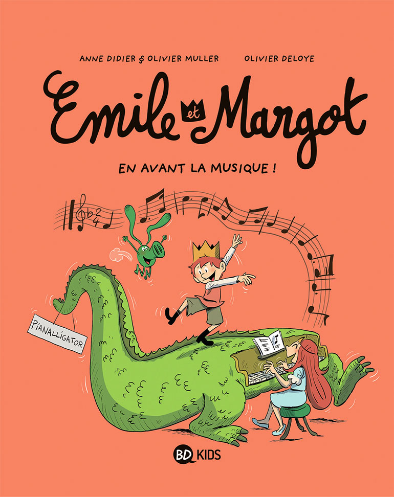 Émile et Margot : en avant la musique !, tome 14. Illustration : Olivier Deloye.