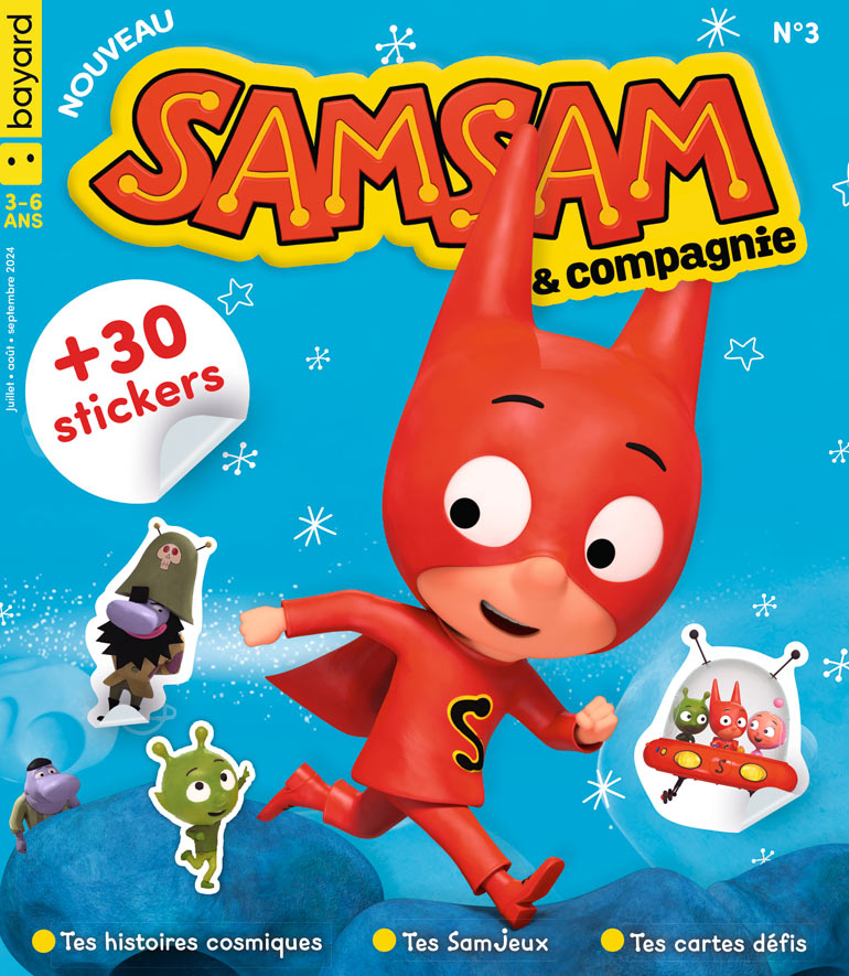 Couverture du magazine SamSam & compagnie n°3.