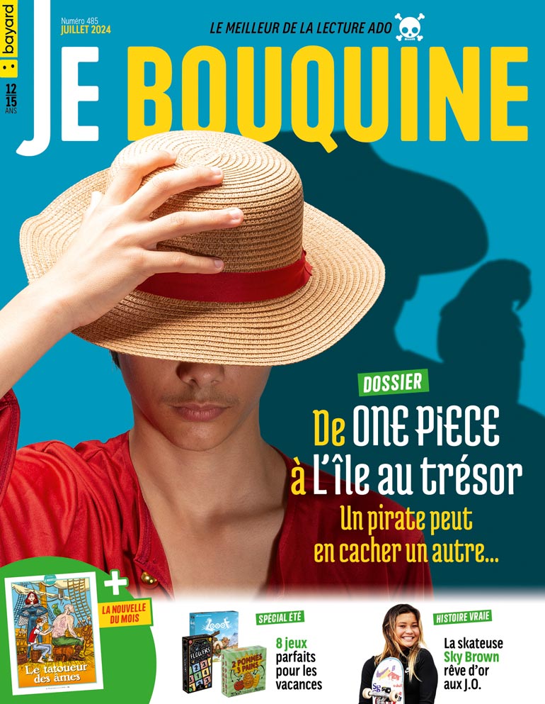 Couverture du magazine Je bouquine, n°485, juillet 2024.