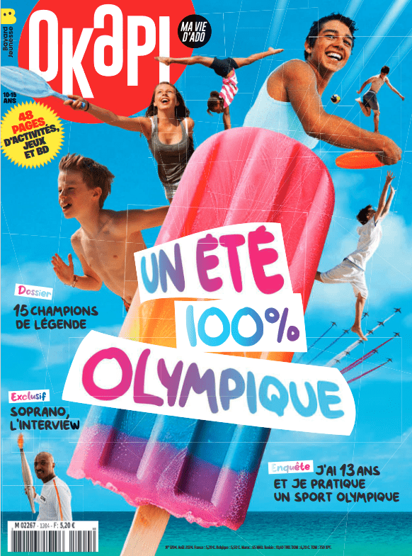 Couverture du magazine Okapi n°1204, 1er août 2024.