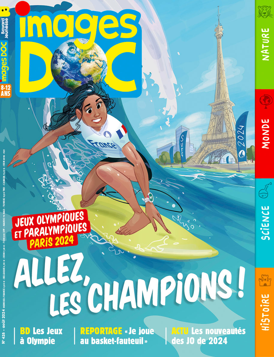 Couverture du magazine Images Doc n°428, août 2024 - Allez, les champions !