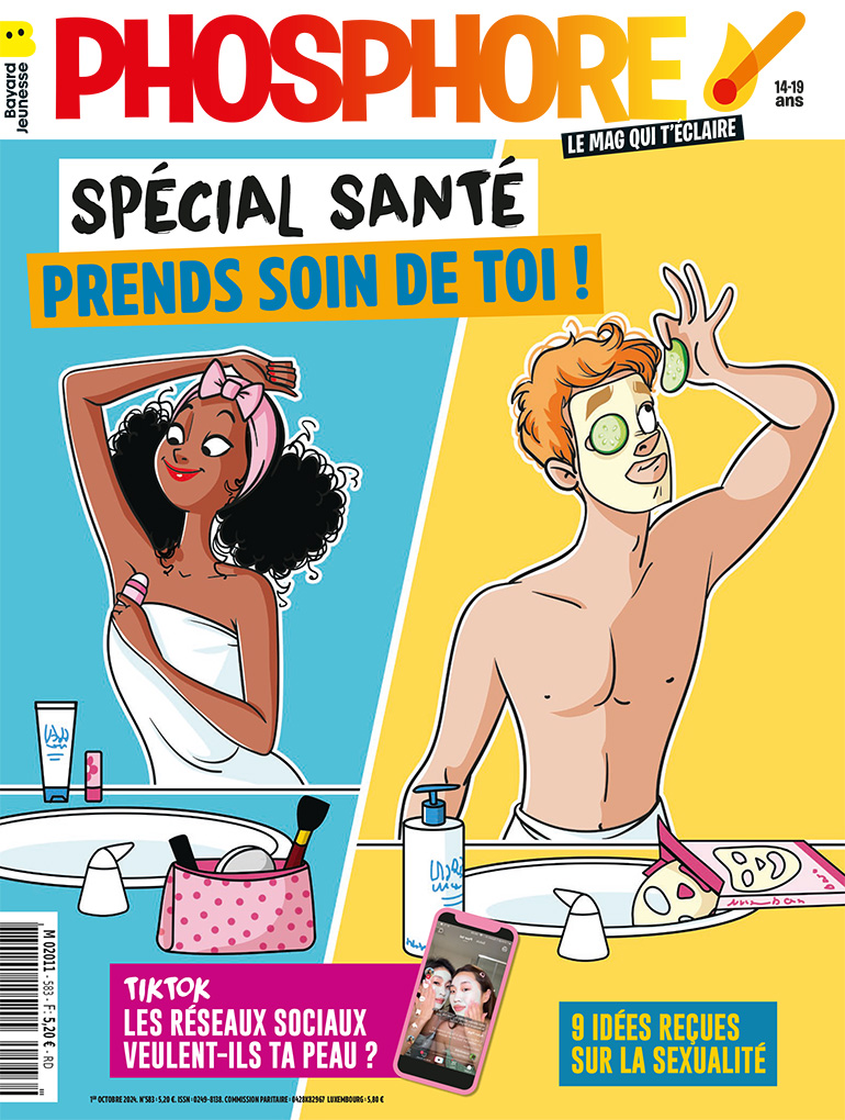 Couverture du magazine Phosphore spécial santé, n°583, 1er octobre 2024.