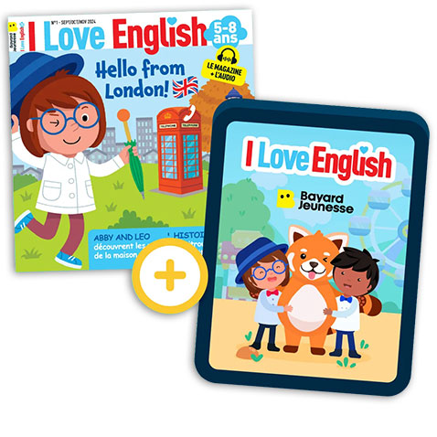 Abonnement mag + app I Love English 5-8 ans