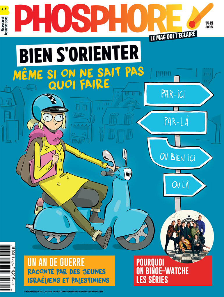 Couverture du magazine Phosphore n° 585, 1er novembre.