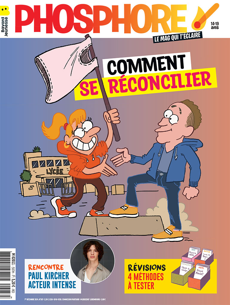 Couverture du magazine Phosphore n° 587, 1er décembre 2024.