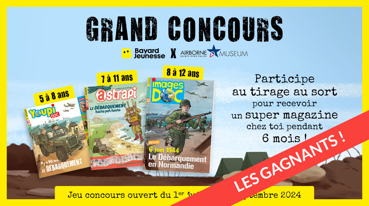 Grand concours Débarquement - Les gagnants