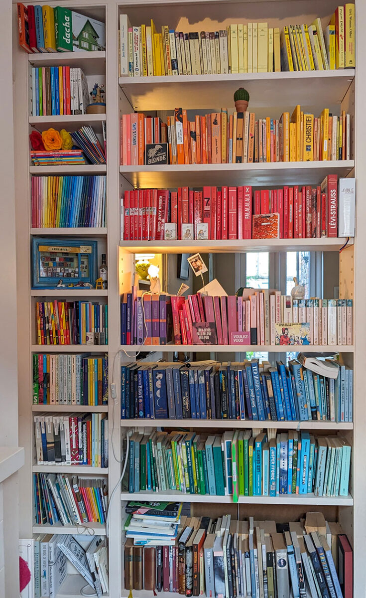 Bibliothèque de Clémentine Beauvais à Londres.