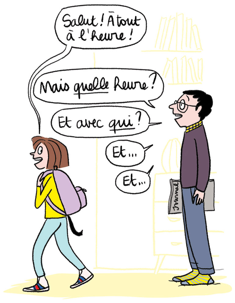 Quand les parents veulent tout savoir de l'emploi du temps de leur ado…