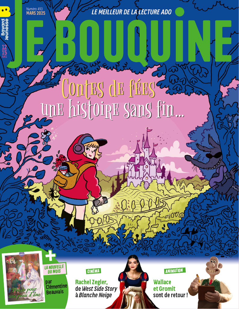 Couverture du magazine Je bouquine n°493, mars 2025.