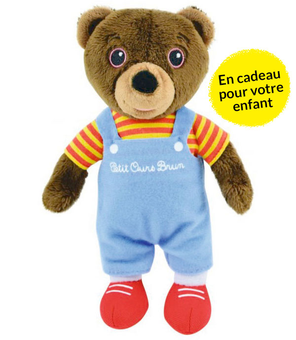 Une peluche Petit Ours Brun en cadeau pour votre enfant !