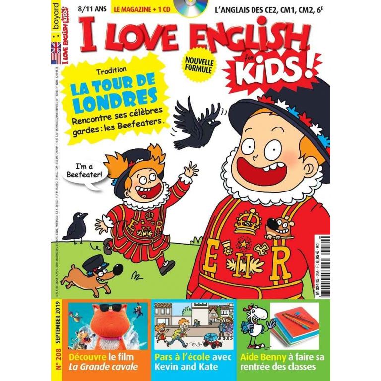 I Love English For Kids Le Magazine D Apprentissage De L Anglais Des Le Ce2