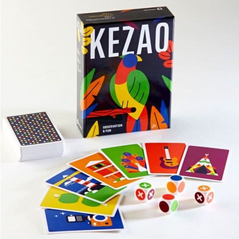 Kezao - Jeu de cartes 6 ans - Mélangez observation et rapidité !