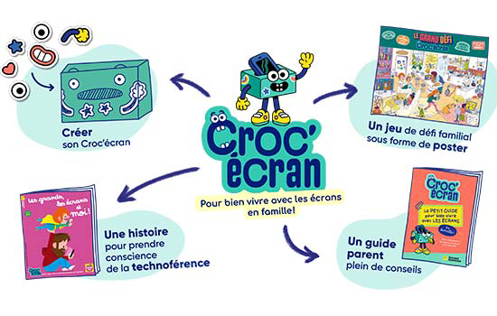 Croc’écran : un projet familial pour initier petits et grands aux bons usages du numérique